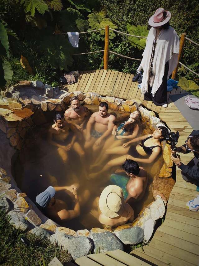 La piscina natural entre el bosque
